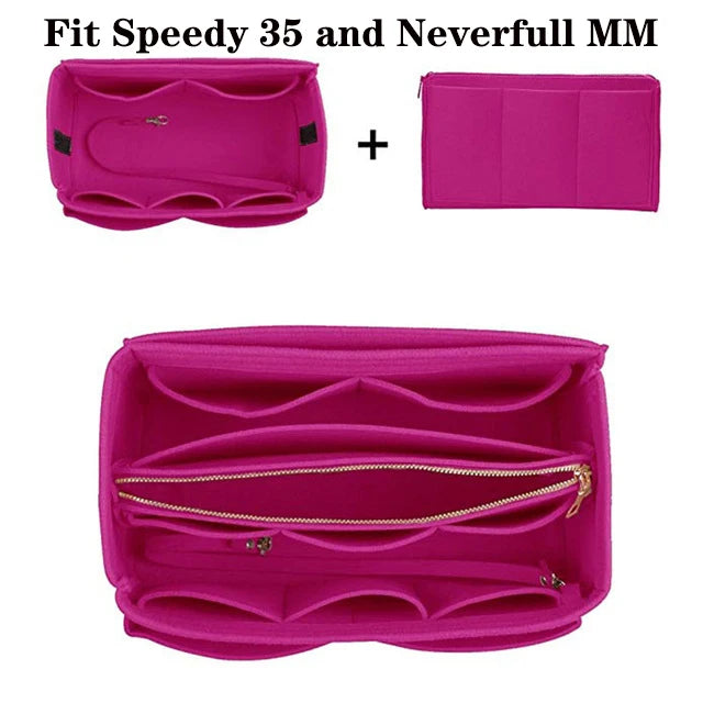 Make Up Organizer Insert Bag For Handbag