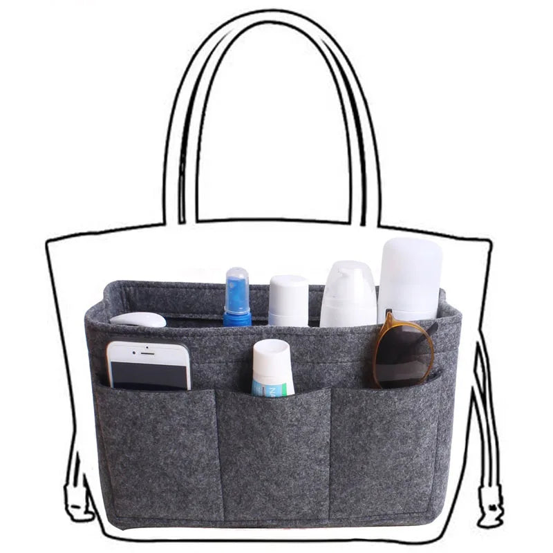 Make Up Organizer Insert Bag For Handbag
