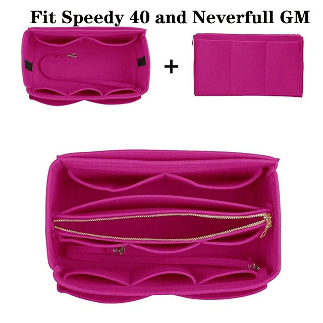 Make Up Organizer Insert Bag For Handbag