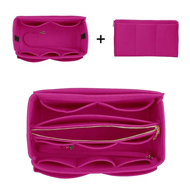 Make Up Organizer Insert Bag For Handbag