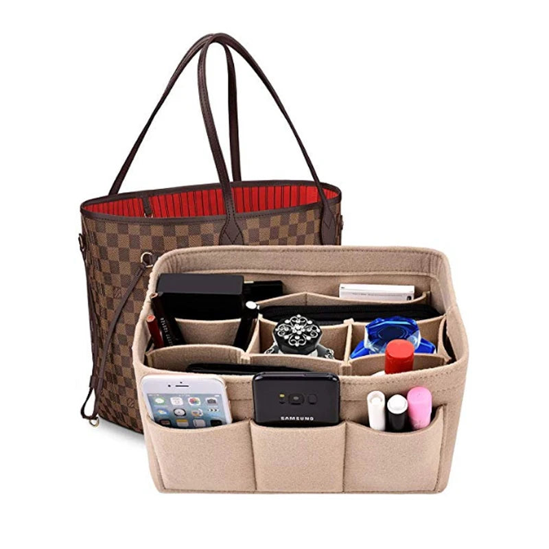 Make Up Organizer Insert Bag For Handbag