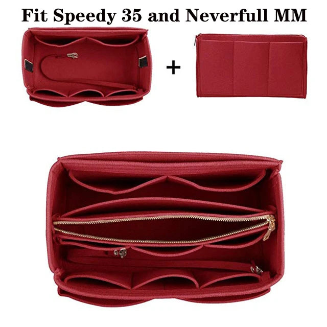 Make Up Organizer Insert Bag For Handbag